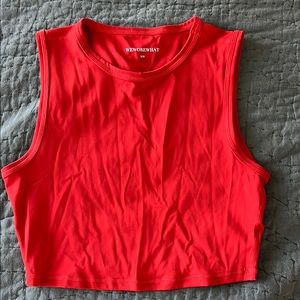 WeWoreWhat Red Women's Crop Top